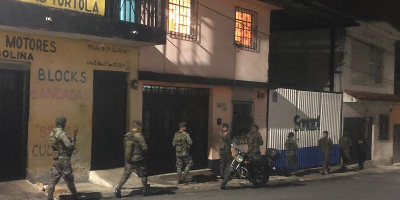 Ejército de Guatemala realiza operaciones de seguridad en Villa Nueva y San Miguel Petapa