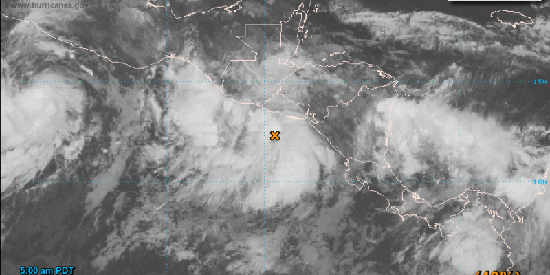 Imagen satelital. Fuente: NHC.