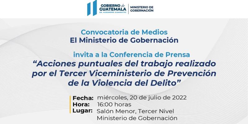 Convocatoria de medios 