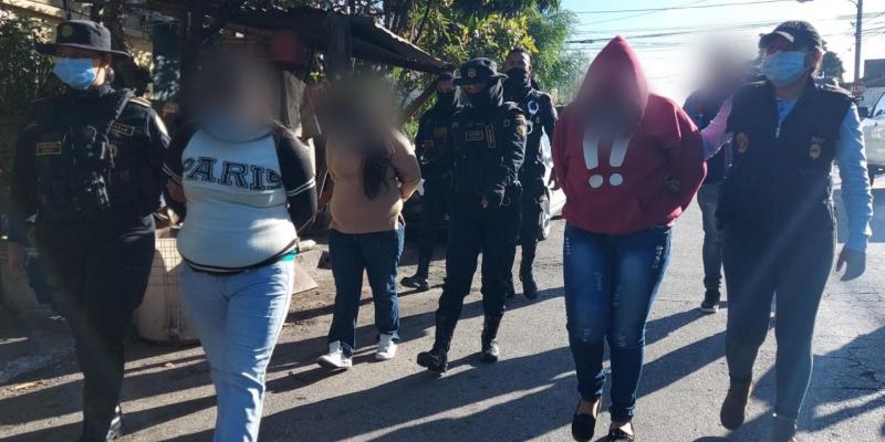 Desarticulan estructura criminal vinculada al Barrio 18