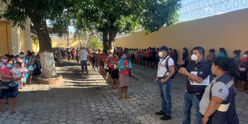 Usuarias de Bono Social en Chiquimula