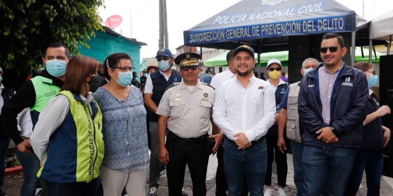 Buscan fortalecer seguridad ciudadana y prevención de la violencia en la zona 5 capitalina
