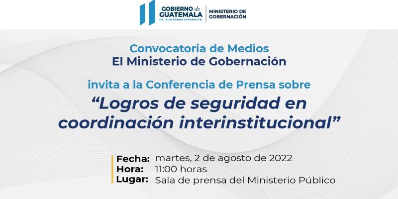 Convocatoria de medios 