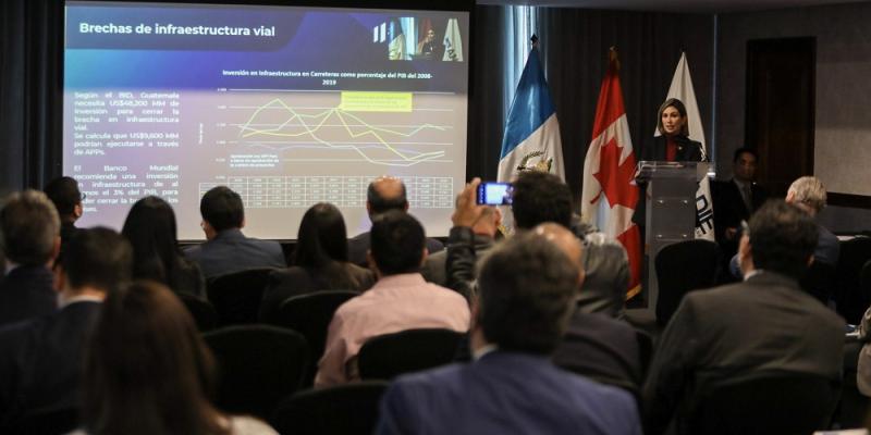 La viceministra de Inversión  y Competencia, Francisca Cárdenas.