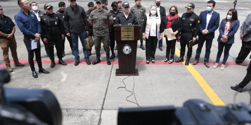 Decomisan armamento y municiones de grueso calibre en área de conflicto en San Marcos