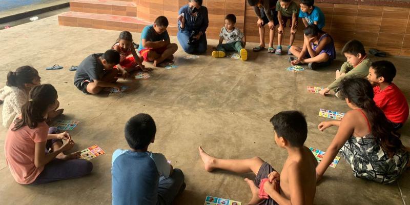 Los niños y las niñas recibieron atención integral