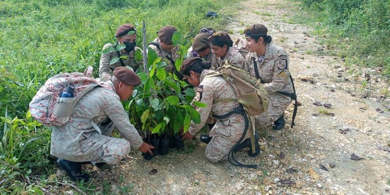 Reservistas Militares efectuaron múltiples actividades de proyección con la población guatemalteca