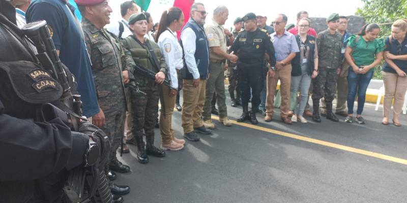 Autoridades de Guatemala y México sostienen reunión bilateral en San Marcos