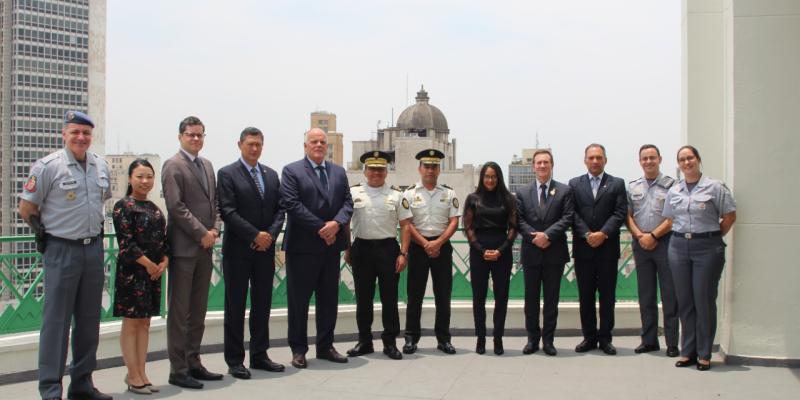 Viceministro de Seguridad sostiene reunión con el Secretario de Seguridad Pública de Brasil