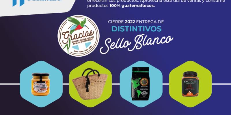 Invitación al Market Place de Sello Blanco 2022 donde 100 emprendedores presentan sus productos