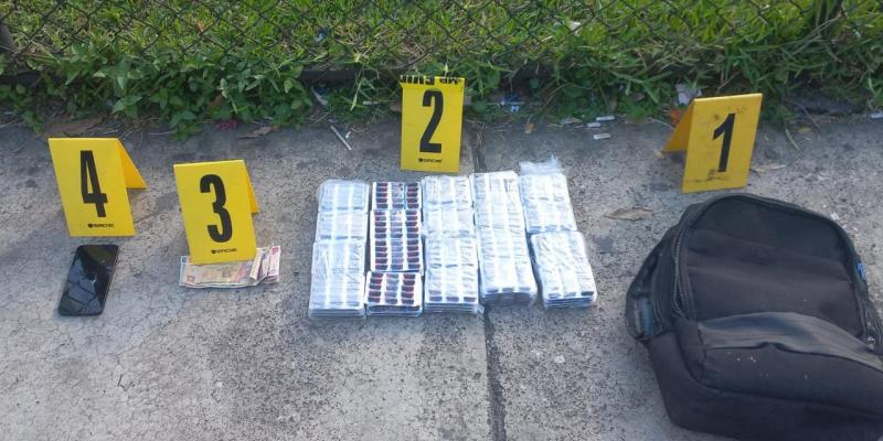 Detenido transportaba cocaína en cápsulas