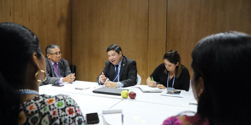 Ministro Gerson Barrios coordina alianzas en la COP27