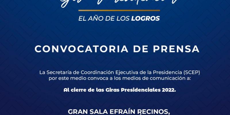 Acto de Cierre Giras Presidenciales 