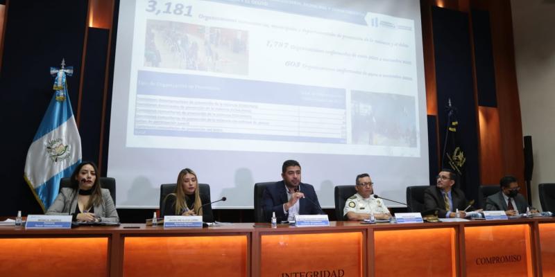 Más de 665 mil guatemaltecos beneficiados en acciones de prevención del delito