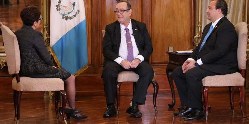 Presidente Alejandro Giammattei 