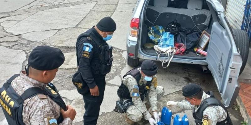 PNC captura a personas por trasladar mercurio autorización