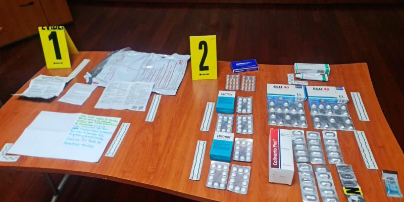 PNC decomisa cocaína dentro de encomiendas