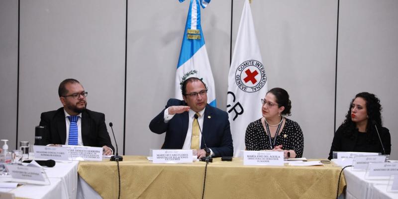 Minex preside sesión sobre derecho internacional humanitario 