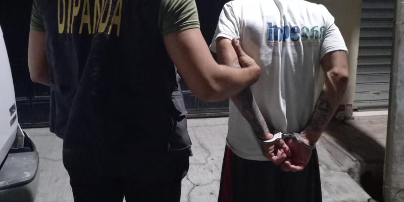 PNC captura a presunto pandillero salvadoreño en Jutiapa