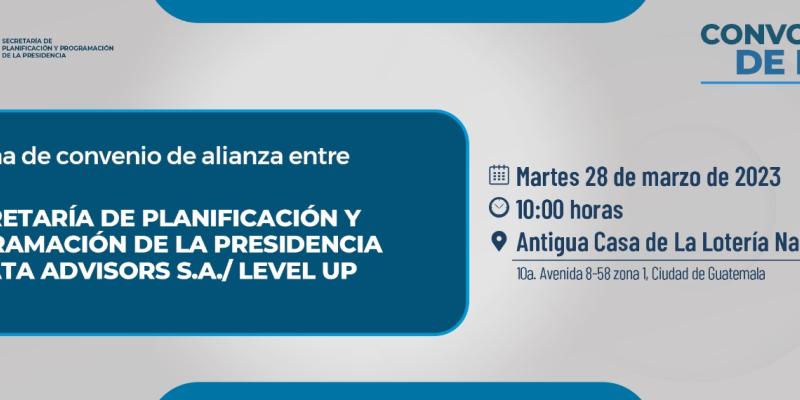 Firma de convenio