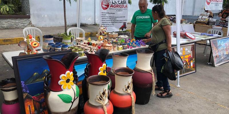 Productores participan en Feria Agricola y empresarial en San Marcos