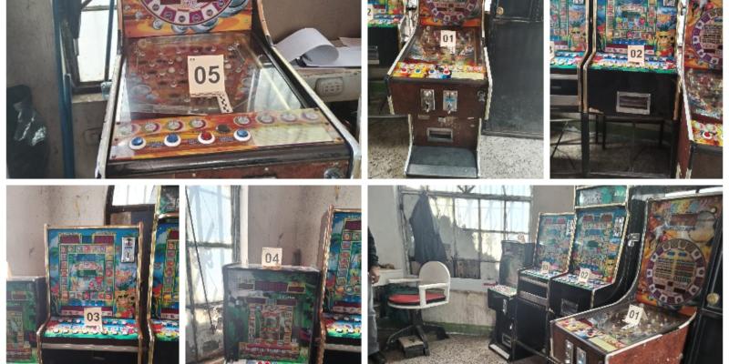 Agentes de Delitos Patrimoniales decomisan tragamonedas