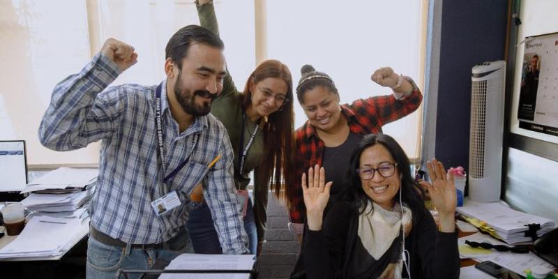 Todas las personas que laboran en la Secretaría de Bienestar Social -SBS- conforman la Familia SBS