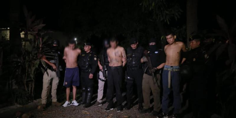 Contundente golpe a presuntos líderes de pandillas salvadoreñas en Guatemala