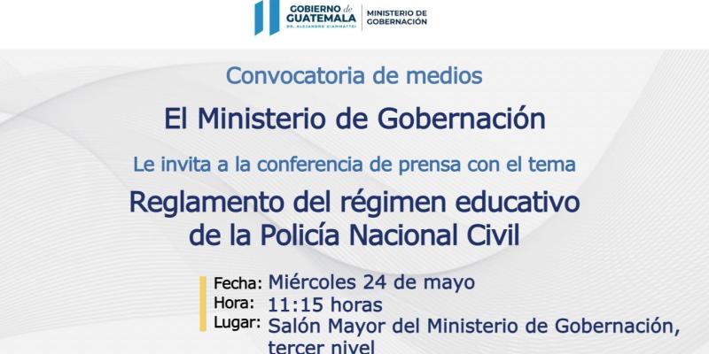 Reglamento del régimen educativo de la Policía Nacional Civil