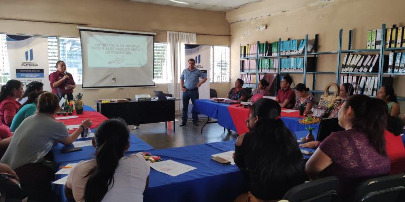 Emprendedores se capacitan en Baja Verapaz
