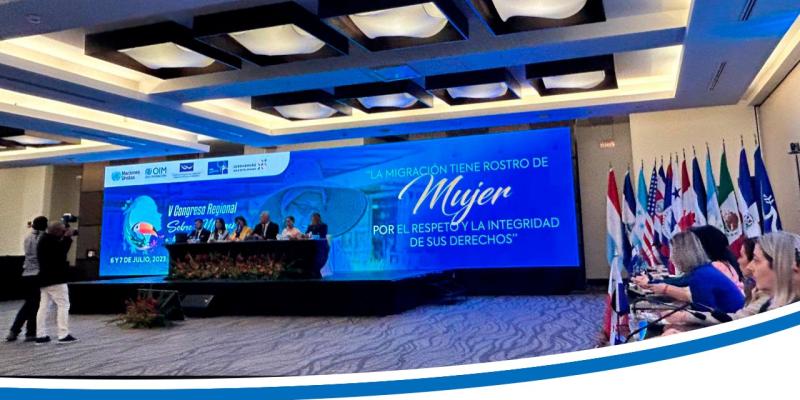 Panel de apertura: *V congreso regional sobre mujeres en los contextos de la migración*