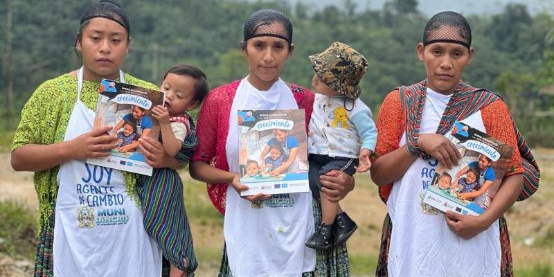 Promueven alimentación complementaria saludable en San Cristóbal Verapaz