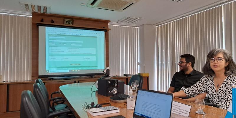 Intercambio entre personal de SEGEPLAN y la Agencia Brasileña de Cooperación.