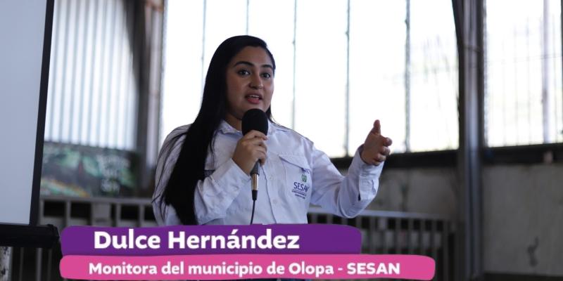 Día de la Mujer: Dulce Hernández, la juventud con experiencia de la SESAN