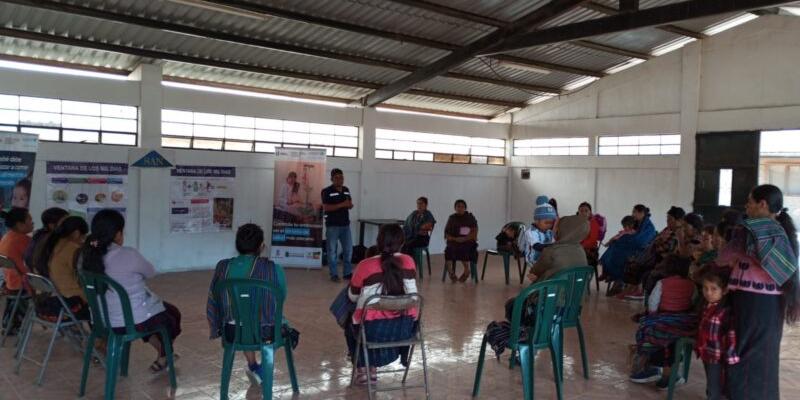 Líderes comunitarios de Sololá son capacitados en Comunicación para el Cambio Social y de Comportamiento