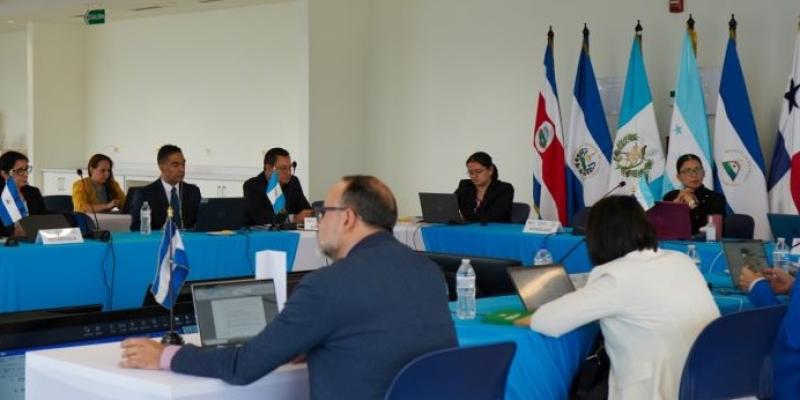 Representantes de Centroamérica durante la reunión.