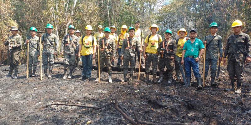 Controlan 120 incendios forestales en Petén 