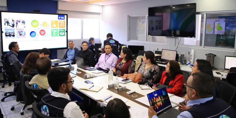 Guatemala y Ecuador intercambian conocimientos sobre monitoreo de sistemas agrícolas