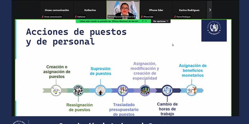 La capacitación fue virtual