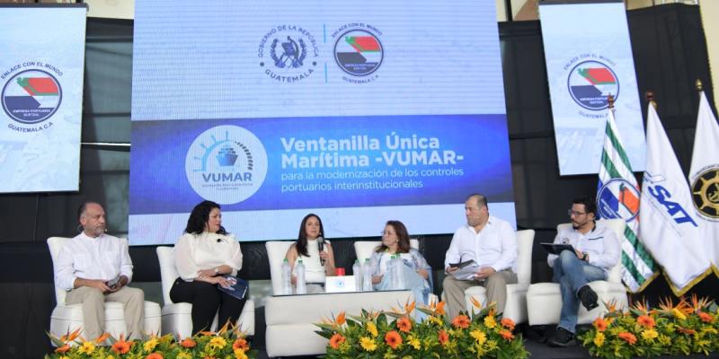 Inauguración Ventanilla Única Marítima Vumar Puerto Quetzal Escuintla
