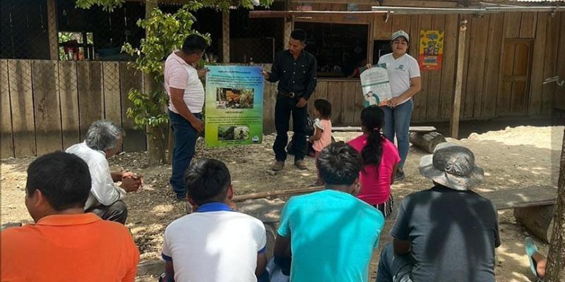 Brindan charlas de Educación Agroforestal en Petén