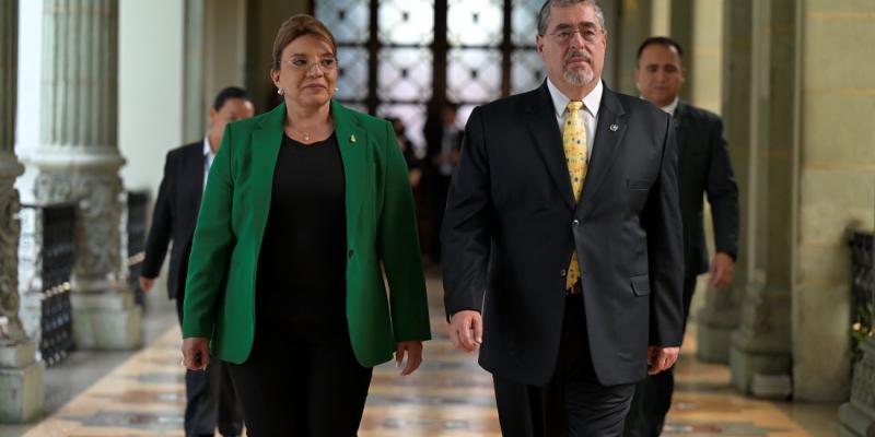 Presidente Bernardo Arévalo recibió a la presidenta de Honduras Xiomara Castro 