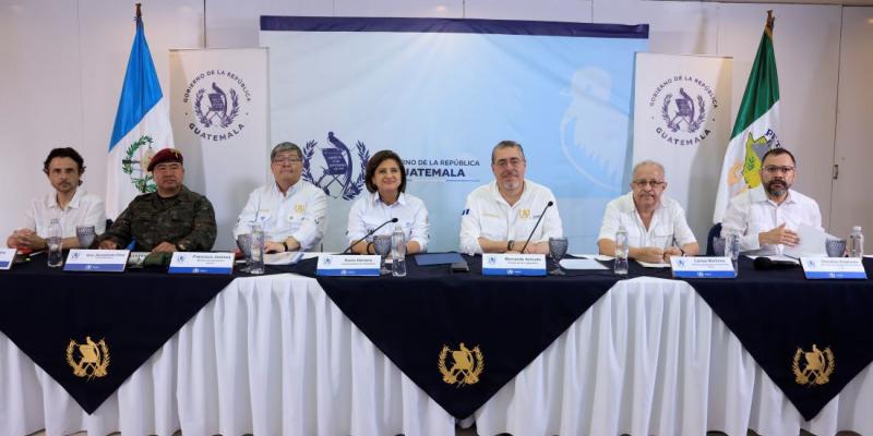 Durante la sesión se estudió la situación de la región fronteriza de Petén en cuestiones de seguridad.