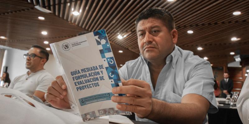 En el taller se dio a conocer la importancia de la Guía Mediada de Formulación y Evaluación de Proyectos. 