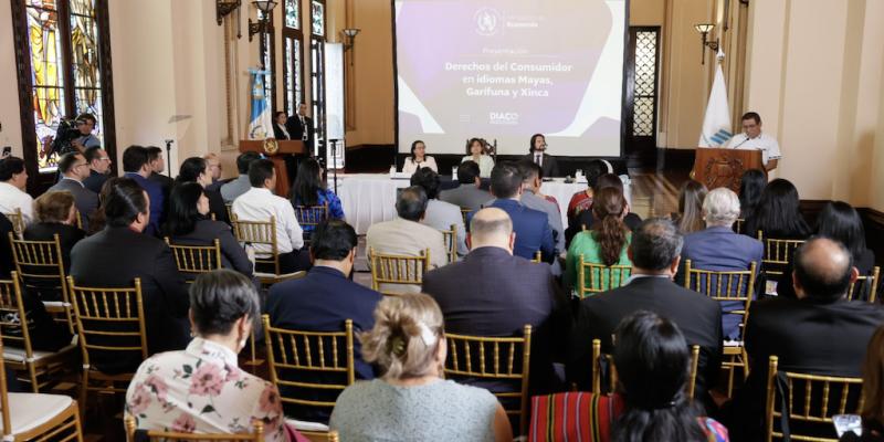 Diaco Lanza Derechos del Consumidor en idiomas Mayas, Garífuna y Xinka