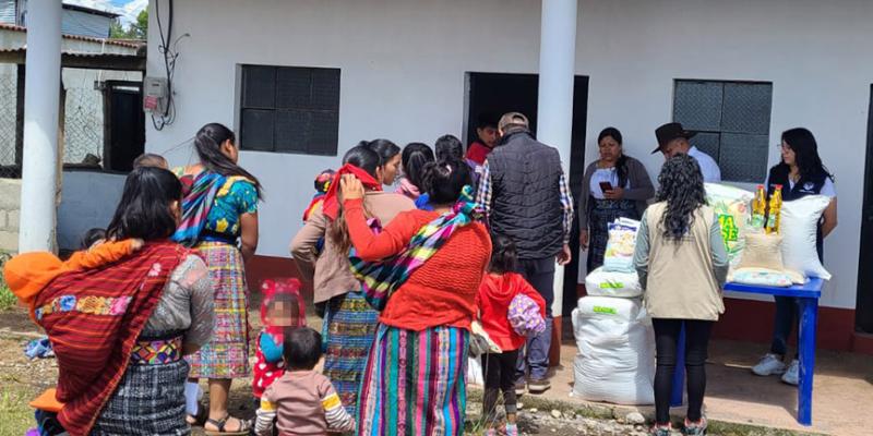 Entregan más alimentos a familias de niños y niñas con desnutrición aguda