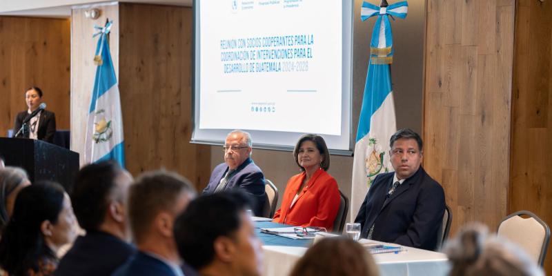 Primera reunión de trabajo con socios cooperantes de Guatemala. 