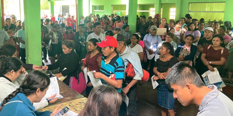 Familias de El Progreso y Jutiapa reciben Alimentos por Acción