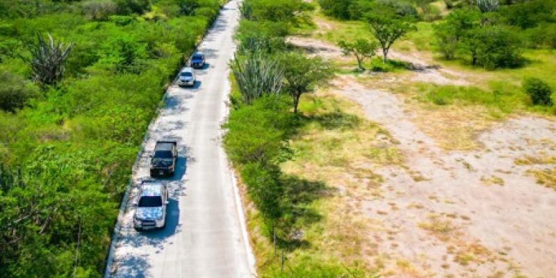 Avanzan trabajos en beneficio de los habitantes de la aldea Las Ovejas