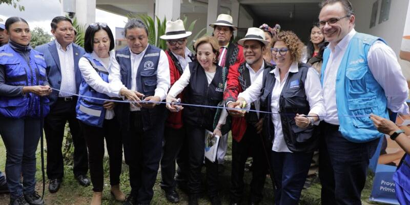 Nebaj, Quiché: Cooperantes presentan logros de diversos proyectos para mejorar salud y nutrición